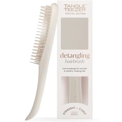 Tangle Teezer Ultimate Detangler hårborste – För vått och torrt hår – Detangling Brush för alla typer av hår – Borsttänder i två nivåer reducerar hårbrott och eliminerar knutar – Matt ljusgrå Tangle Teezer Ultimate Detangler hårborste – För vått och torrt hår – Detangling Brush för alla typer av hår – Borsttänder i två nivåer reducerar hårbrott och eliminerar knutar – Matt ljusgrå
