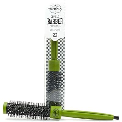 Termix Professionell barber rund borste Ø23 för manligt hår, volym och definition, keramisk och jonisk teknik, ergonomisk och hållbar design för barberare Termix Professionell barber rund borste Ø23 för manligt hår, volym och definition, keramisk och jonisk teknik, ergonomisk och hållbar design för barberare