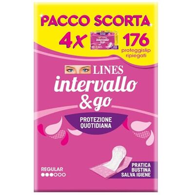 Lines Räckvidd & GO vikt, eskortpaket, förpackning med 176 trosor Lines Räckvidd & GO vikt, eskortpaket, förpackning med 176 trosor