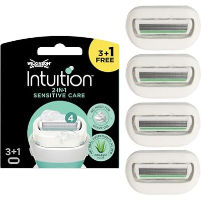 Wilkinson Sword Intuition Sensitive Rakblad Paket med 4 Wilkinson Sword Intuition Sensitive Rakblad Paket med 4