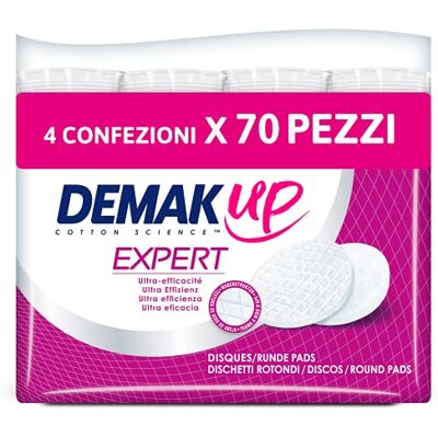 Demak'Up Duo+ sminkborttagningsskivor set med 4 påsar med 70 skivor Demak'Up Duo+ sminkborttagningsskivor set med 4 påsar med 70 skivor