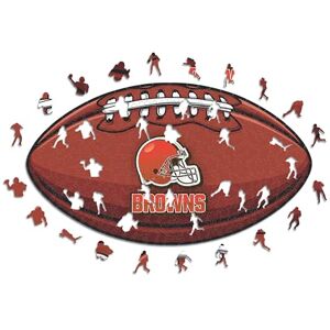 ICONIC Puzzles - Cleveland Browns - Fotbollslogga Träpussel S - Pussel Typ ICONIC Puzzles - Cleveland Browns - Fotbollslogga Träpussel S - Pussel Typ