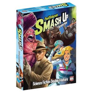 AEG Alderac Entertainment Smash Up Science Fiction Double Feature Card Game Standalone Expansion For 2+ Players From Ages 12+ English AEG Alderac Entertainment Smash Up Science Fiction Double Feature Card Game Standalone Expansion For 2+ Players From Ages 12+ English