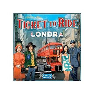 Asmodee Ticket to Ride London Brädspel Hel på italienska, singel, 8514 Asmodee Ticket to Ride London Brädspel Hel på italienska, singel, 8514