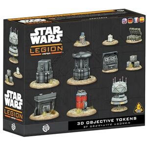 Asmodee , Star Wars: Legion – 3D objective tokens, förlängning, Atomic Mass Games, Surfplatta, 2 spelare, 14 år, 120–180 minuter, tyska, flerspråkig Asmodee , Star Wars: Legion – 3D objective tokens, förlängning, Atomic Mass Games, Surfplatta, 2 spelare, 14 år, 120–180 minuter, tyska, flerspråkig