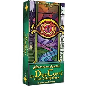 Asmodee Sagan om ringen: De två tornen, tagna spel, kooperativt kortspel, brädspel och strategi för vuxna och barn, 10+ år, 1–4 spelare, 20 min, italiensk utgåva Asmodee Sagan om ringen: De två tornen, tagna spel, kooperativt kortspel, brädspel och strategi för vuxna och barn, 10+ år, 1–4 spelare, 20 min, italiensk utgåva