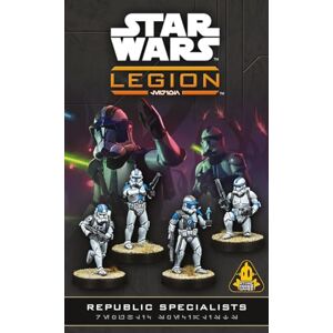 Asmodee Atomic Mass Games Star Wars: Legion Republic Specialists Personnel Utbyggnad För Miniatyrspel, 4 Figurer, Kommandokort, Uppgraderingskort 2 Spelare 60-120 Minuter Asmodee Atomic Mass Games Star Wars: Legion Republic Specialists Personnel Utbyggnad För Miniatyrspel, 4 Figurer, Kommandokort, Uppgraderingskort 2 Spelare 60-120 Minuter
