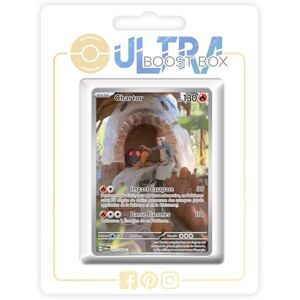 my-booster Chartor (Torkoal) 172/167 Alternative Shiny Pokémon Gallery Ultraboost X Écarlate et Violet 6 Mascarade Crépusculaire Box med 10 franska Pokémon-kort my-booster Chartor (Torkoal) 172/167 Alternative Shiny Pokémon Gallery Ultraboost X Écarlate et Violet 6 Mascarade Crépusculaire Box med 10 franska Pokémon-kort