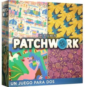 Asmodee Patchwork, Strategi och pusselbrädspel, från 8 år, för 2 spelare, 30 minuter per spel, spanska Asmodee Patchwork, Strategi och pusselbrädspel, från 8 år, för 2 spelare, 30 minuter per spel, spanska