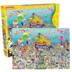 AQUARIUS Spongebob Squarepants 25th Anniversary 1000pc Puzzle (1000 Piece Jigsaw Puzzle) Officially Licensed Spongebob Merchandise & Collectibles -20x28 in Amazon Exclusive AQUARIUS Spongebob Squarepants 25th Anniversary 1000pc Puzzle (1000 Piece Jigsaw Puzzle) Officially Licensed Spongebob Merchandise & Collectibles -20x28 in Amazon Exclusive