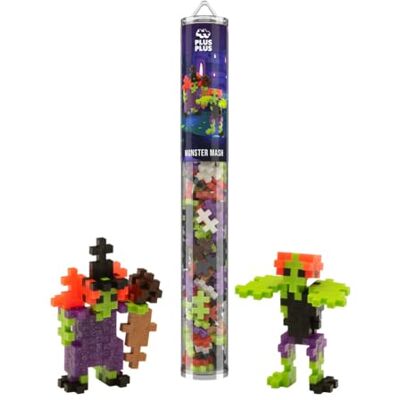 Plus-Plus – Monster Mash – Rör med 100 bitar och 2 läskiga monster Plus-Plus – Monster Mash – Rör med 100 bitar och 2 läskiga monster
