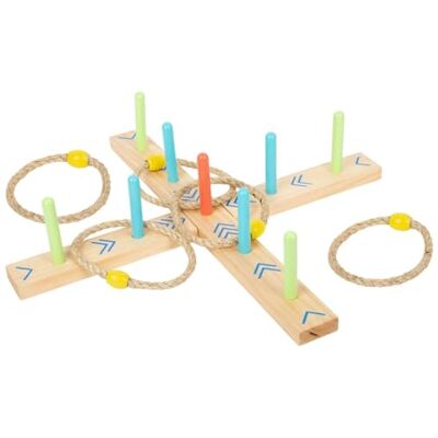 small foot Ringkastningsspel "Active", Tillverkat Av Trä, Trädgårdsspel För Barn Från 3 År, 12035 small foot Ringkastningsspel "Active", Tillverkat Av Trä, Trädgårdsspel För Barn Från 3 År, 12035