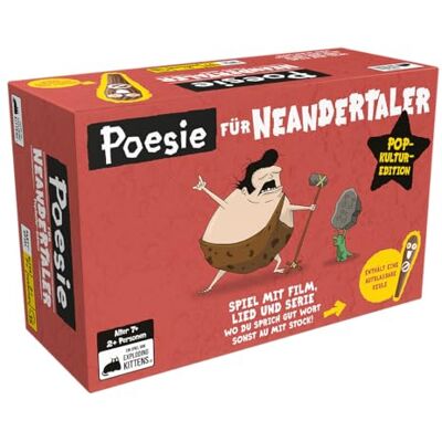 Exploding Kittens EXKD0054 - Neandertalkärlek: Popkultur-Edition - Kortspel Exploding Kittens EXKD0054 - Neandertalkärlek: Popkultur-Edition - Kortspel