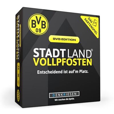 DENKRIESEN City Land Vollpsten® Kortspel – BVB Edition Från 8 år 3–6 spelare BVB-fanartikel Borussia Dortmund DENKRIESEN City Land Vollpsten® Kortspel – BVB Edition Från 8 år 3–6 spelare BVB-fanartikel Borussia Dortmund