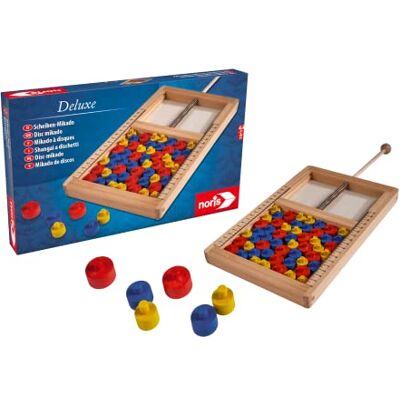 noris 606101941 Deluxe Råttfällan Spel i Trä Innehåller en Spelplan och 60 Spelpjäser, Mått: 4,5x 30x19cm, Från 6 år noris 606101941 Deluxe Råttfällan Spel i Trä Innehåller en Spelplan och 60 Spelpjäser, Mått: 4,5x 30x19cm, Från 6 år