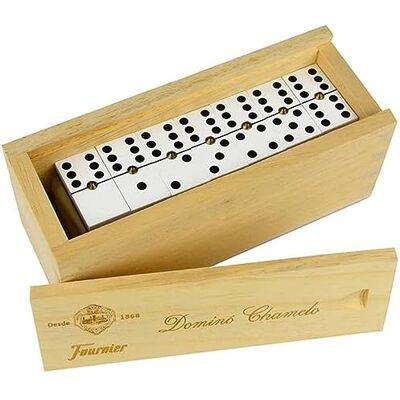 Fournier – Domino CHAMELO CELULOIDE träbox brun (F06573) Fournier – Domino CHAMELO CELULOIDE träbox brun (F06573)