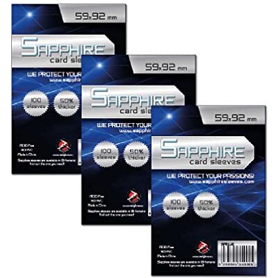 Red Glove 3 Pack 100 Safire Sleeves Blue 59 x 92 SPBLUE3P Red Glove 3 Pack 100 Safire Sleeves Blue 59 x 92 SPBLUE3P