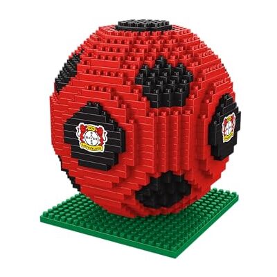 FOCO Officiell licensierad produkt Bayer 04 Leverkusen BRXLZ 3D-fotbollsbyggleksak modell FOCO Officiell licensierad produkt Bayer 04 Leverkusen BRXLZ 3D-fotbollsbyggleksak modell