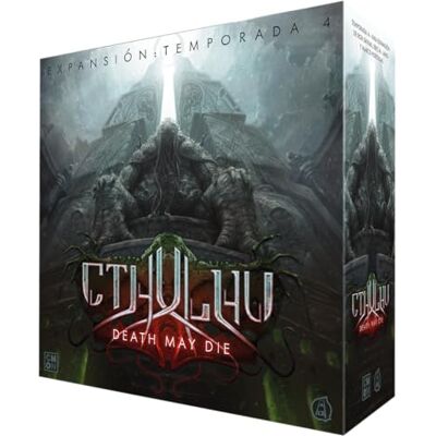 CMON Cthulhu Death May Die: Säsong 4 Expansion Brädspel Börjar från 14 år Från 1 till 5 spelare 90–120 Minuter per spel Svenska CMON Cthulhu Death May Die: Säsong 4 Expansion Brädspel Börjar från 14 år Från 1 till 5 spelare 90–120 Minuter per spel Svenska