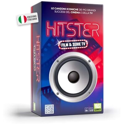 Rocco Giocattoli Yas Games- Hitster Film & TV-serien Det enda i italienska Musikspel för 2 till 10 spelare från 16 år Rocco Giocattoli Yas Games- Hitster Film & TV-serien Det enda i italienska Musikspel för 2 till 10 spelare från 16 år