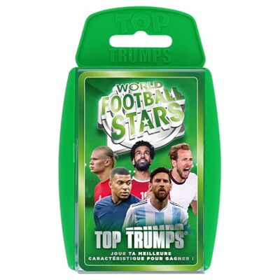 Winning Moves TOP TRUMPS WORLD FOOTBALL STARS brädspel Kortspel Battlespel Reseformat Svensk version Winning Moves TOP TRUMPS WORLD FOOTBALL STARS brädspel Kortspel Battlespel Reseformat Svensk version