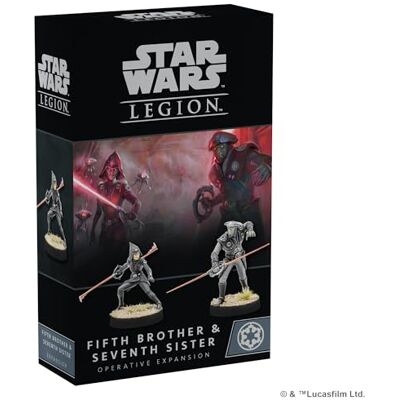 Asmodee Fifth Brother and Seventh Sister Operative Expansion: Star Wars Legion Asmodee Fifth Brother and Seventh Sister Operative Expansion: Star Wars Legion