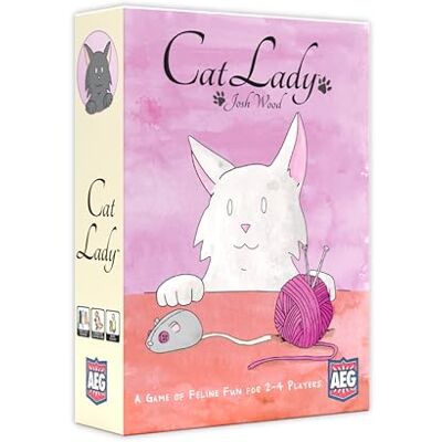 AEG Alderac Entertainment Cat Lady Card Game Base Game For 2-4 Players From Ages 8+ English AEG Alderac Entertainment Cat Lady Card Game Base Game For 2-4 Players From Ages 8+ English