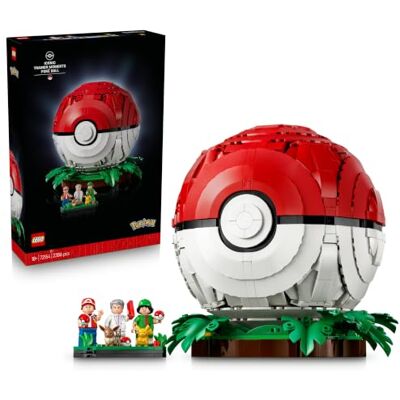 Lego Pokémon Ikoniska Tränarögonblick Poké Ball – Byggsats för vuxna med Pikachu, Eevee och 3 minifigurer – Present och rumsdekoration med gamingtema för fans från 18 år – 72154 Lego Pokémon Ikoniska Tränarögonblick Poké Ball – Byggsats för vuxna med Pikachu, Eevee och 3 minifigurer – Present och rumsdekoration med gamingtema för fans från 18 år – 72154