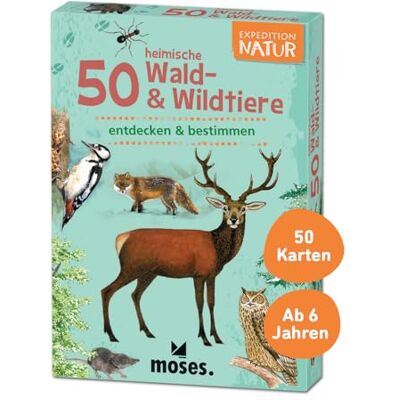 moses Expedition Natur. 50 heimische Wald- & Wildtiere: entdecken & bestimmen moses Expedition Natur. 50 heimische Wald- & Wildtiere: entdecken & bestimmen