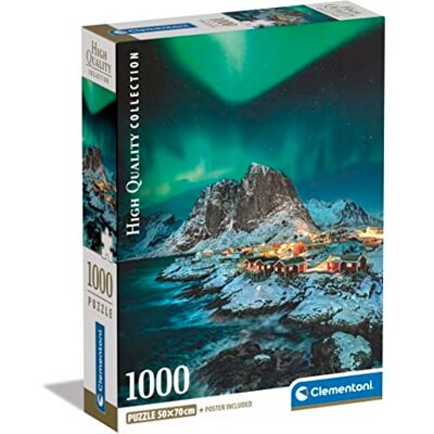 Clementoni 39775 Collection Lofoten Islands 1 000 bitar vuxenpussel, tillverkad i Italien Clementoni 39775 Collection Lofoten Islands 1 000 bitar vuxenpussel, tillverkad i Italien