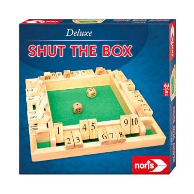 noris Deluxe Shut The Box Tärningsspel Från 8 År, Tillverkad I Trä noris Deluxe Shut The Box Tärningsspel Från 8 År, Tillverkad I Trä