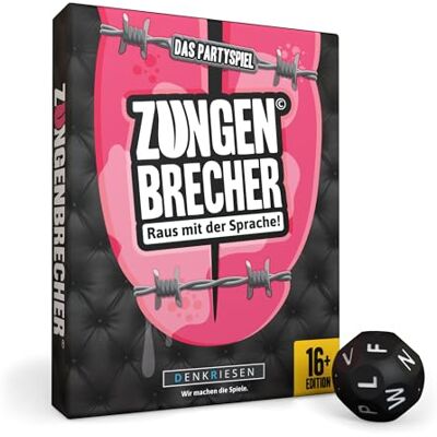 DENKRIESEN Zungebrecher© 16+ Raus med språket! Kortspel Partyspel Resespel födelsedagspresent DENKRIESEN Zungebrecher© 16+ Raus med språket! Kortspel Partyspel Resespel födelsedagspresent