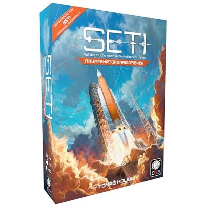 Czech Games Edition CGE SETI: Rymdorganisationer – brädspelsförlängning i rymden – strategiskt sci-fi utforskningsspel i rymden – tyska – 1–4 spelare – från 14 år Czech Games Edition CGE SETI: Rymdorganisationer – brädspelsförlängning i rymden – strategiskt sci-fi utforskningsspel i rymden – tyska – 1–4 spelare – från 14 år