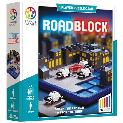 SmartGames Smart Games Roadblock, Puzzle Game with 80 Challenges, 7+ Years SmartGames Smart Games Roadblock, Puzzle Game with 80 Challenges, 7+ Years