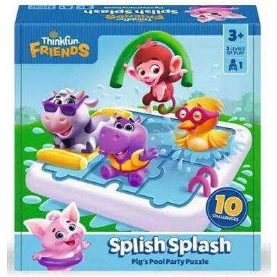 ThinkFun Splish Splash Spel För Barn 3 år eller äldre Brädspel För 1 Spelare Present För Barn 3 år eller äldre Boxade spel Med Tre Nivåer ThinkFun Splish Splash Spel För Barn 3 år eller äldre Brädspel För 1 Spelare Present För Barn 3 år eller äldre Boxade spel Med Tre Nivåer
