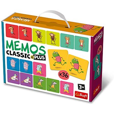 Trefl Memos Classic & Plus djur Trefl Memos Classic & Plus djur