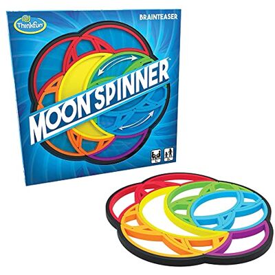 ThinkFun 76388 Moon Spinner Den vridna hjärnans teaser, den lite annorlunda hjärnjoggen också för fans av Rubiks kub ThinkFun 76388 Moon Spinner Den vridna hjärnans teaser, den lite annorlunda hjärnjoggen också för fans av Rubiks kub