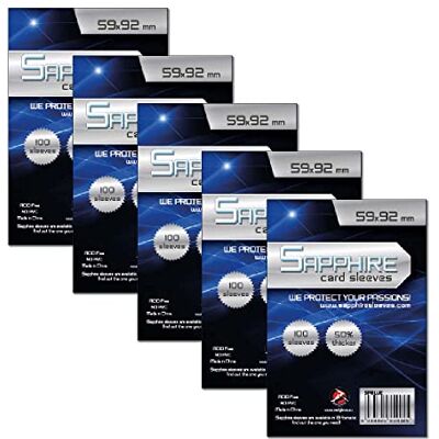 Red Glove 5 Pack 100 Safire Sleeves Blue 59 x 92 SPBLUE5P Red Glove 5 Pack 100 Safire Sleeves Blue 59 x 92 SPBLUE5P