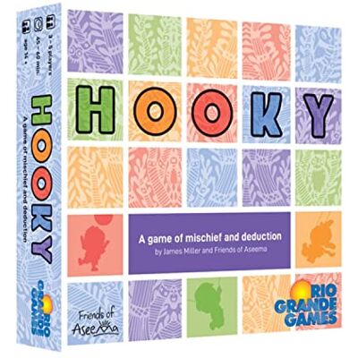 Rio Hooky , Vänner till Aseema, Ett Spel från Ondska och Avledning, 3-5 Spelare, 30-60 Min, Åldrar 14+ Rio Hooky , Vänner till Aseema, Ett Spel från Ondska och Avledning, 3-5 Spelare, 30-60 Min, Åldrar 14+