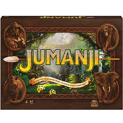 Spin Master Games 6065098 JUMANJI Roligt spel för familjer, senaste upplagan, 2-4 spelare, 6065098, brädspel för barn 8+ år,Spanisch Spin Master Games 6065098 JUMANJI Roligt spel för familjer, senaste upplagan, 2-4 spelare, 6065098, brädspel för barn 8+ år,Spanisch