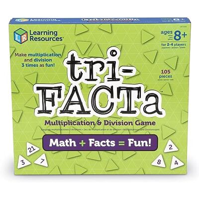 Learning Resources Tri-FACTa Multiplikation och Uppdelning Game Learning Resources Tri-FACTa Multiplikation och Uppdelning Game