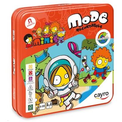 Cayro Klippbart läge Klä upp och byt kläder till Minis Utveckling av fantasi Roliga brädspel för barn 1 spelare mellan 4–99 år Cayro Klippbart läge Klä upp och byt kläder till Minis Utveckling av fantasi Roliga brädspel för barn 1 spelare mellan 4–99 år