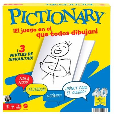 Mattel Games Pictionary - Originalt Brädspel Mattel Games Pictionary - Originalt Brädspel