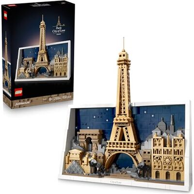 Lego Architecture Paris – kärlekens stad Byggsats för vuxna – Väggdekoration med ikoniska landmärken från Paris – Bygg Eiffeltornet – Present till kvinnor, män och rese- och historieälskare – 21064 Lego Architecture Paris – kärlekens stad Byggsats för vuxna – Väggdekoration med ikoniska landmärken från Paris – Bygg Eiffeltornet – Present till kvinnor, män och rese- och historieälskare – 21064