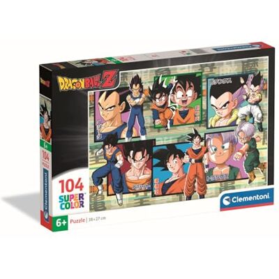 Clementoni -PUSSEL FÖR BARNPZL 104 DRAGONBALL Z 2025, Tillverkad i Italien, 25032 Clementoni -PUSSEL FÖR BARNPZL 104 DRAGONBALL Z 2025, Tillverkad i Italien, 25032