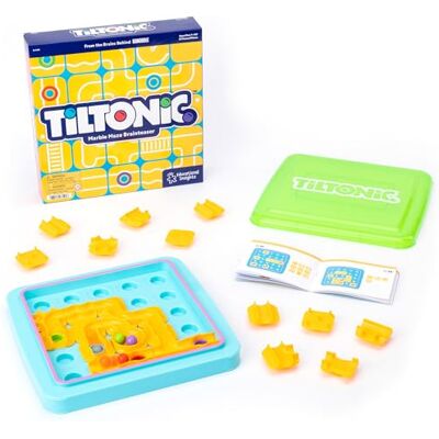 Educational Insights Learning Resources Tiltonic Marble Maze Labyrint Labyrint med kulor 3D STEM-pussel för barn 7+, resepedagogiskt pussel, enskilt spel med 50 utmaningar, aktiviteter utan skärm Educational Insights Learning Resources Tiltonic Marble Maze Labyrint Labyrint med kulor 3D STEM-pussel för barn 7+, resepedagogiskt pussel, enskilt spel med 50 utmaningar, aktiviteter utan skärm