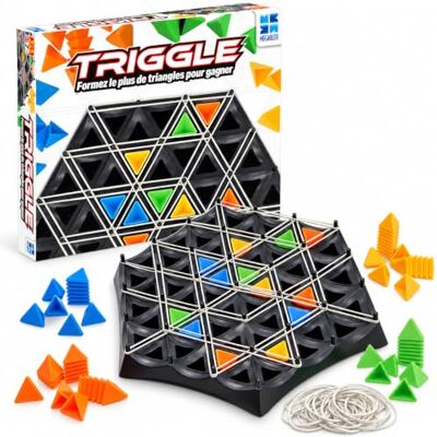 Megableu Officiell Triggle Strategi och logik brädspel för familj och barn från 7 år bilda trianglar för att vinna snabbt och familjevänligt brädspel 2 till 4 spelare på svenska Megableu Officiell Triggle Strategi och logik brädspel för familj och barn från 7 år bilda trianglar för att vinna snabbt och familjevänligt brädspel 2 till 4 spelare på svenska