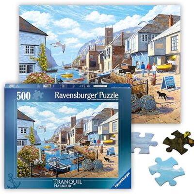 Ravensburger Tranquil Harbour 500 PC Puzzle Ravensburger Tranquil Harbour 500 PC Puzzle