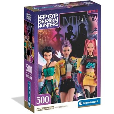 Clementoni PZL 500 KPOP DEMON HUNTERS -2- COMPACT 35626 Pussel vuxna i 49 x 36 cm – pussel vuxna krävande från 35626 Clementoni PZL 500 KPOP DEMON HUNTERS -2- COMPACT 35626 Pussel vuxna i 49 x 36 cm – pussel vuxna krävande från 35626