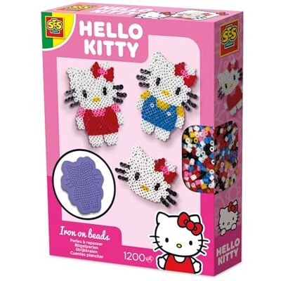 Creative Hello Kitty – strykpärlor set Hantverksset PVC-fritt Tillverkad i Holland för flickor från 5 år Olika färger 1200 strykpärlor med plattor och strykpapper 14161 Creative Hello Kitty – strykpärlor set Hantverksset PVC-fritt Tillverkad i Holland för flickor från 5 år Olika färger 1200 strykpärlor med plattor och strykpapper 14161